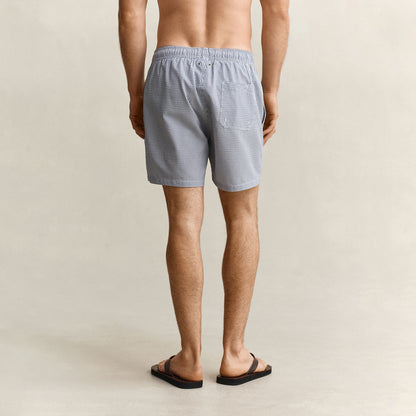 Boxer da mare goffrato a righe