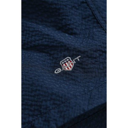 Boxer da mare goffrato blu