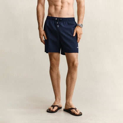 Boxer da mare goffrato blu