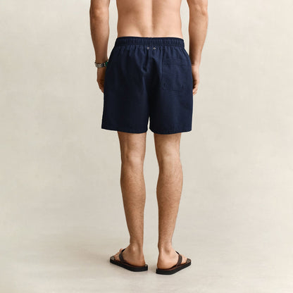 Boxer da mare goffrato blu