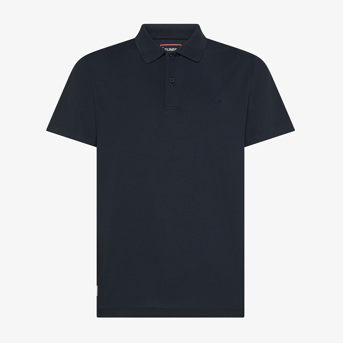 Polo in piquet tecnico leggero blu navy