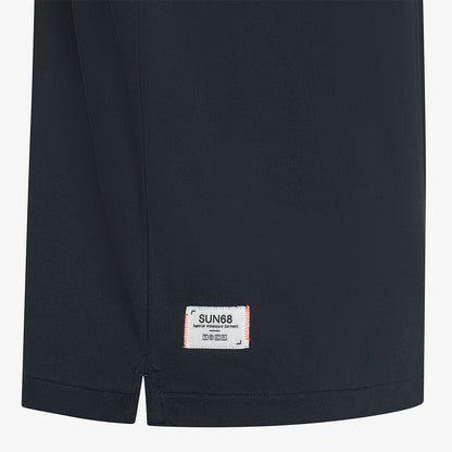 Polo in piquet tecnico leggero blu navy