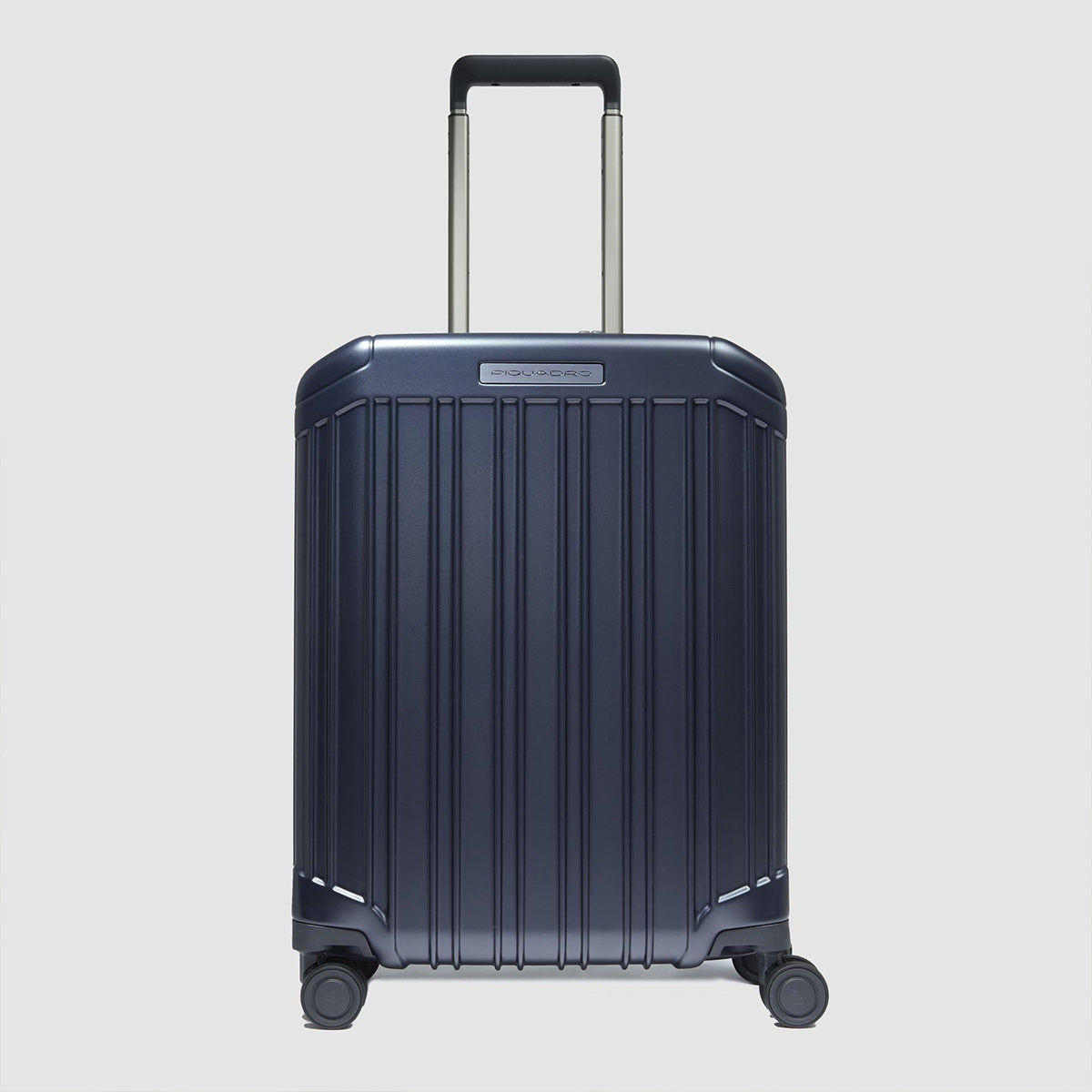 Valigia trolley da cabina rigido blu