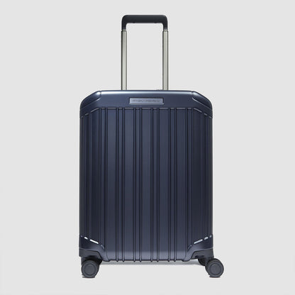 Valigia trolley da cabina rigido blu