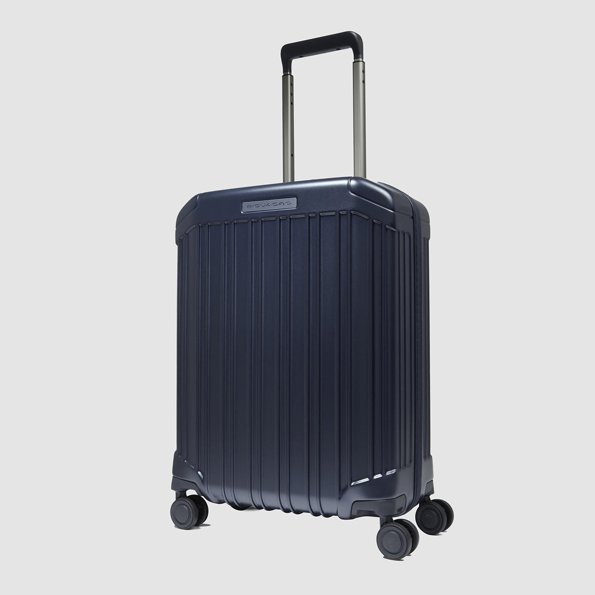 Valigia trolley da cabina rigido blu