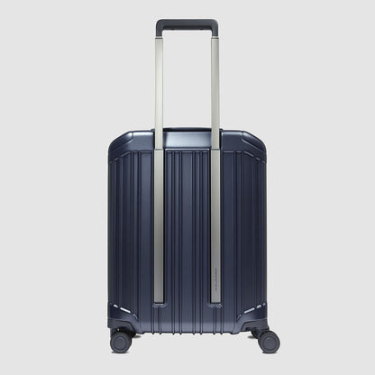 Valigia trolley da cabina rigido blu