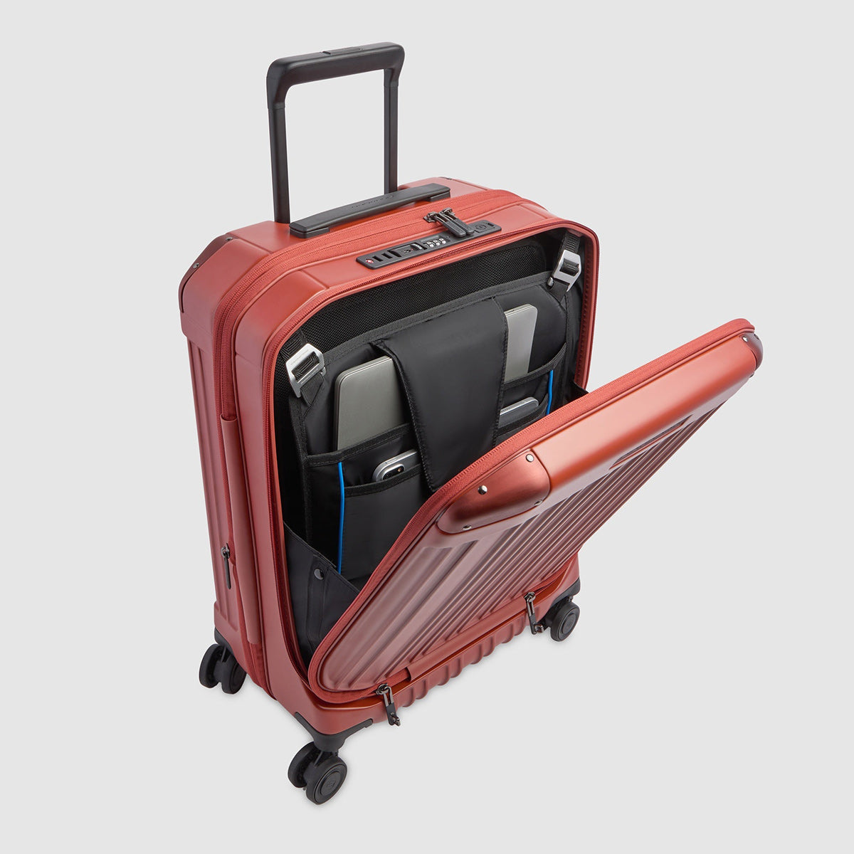 Valigia trolley da cabina con doppia apertura