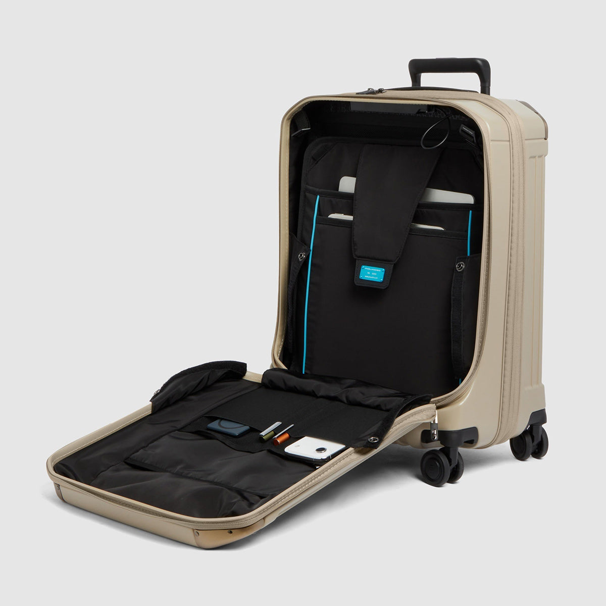 Valigia trolley da cabina con doppia apertura