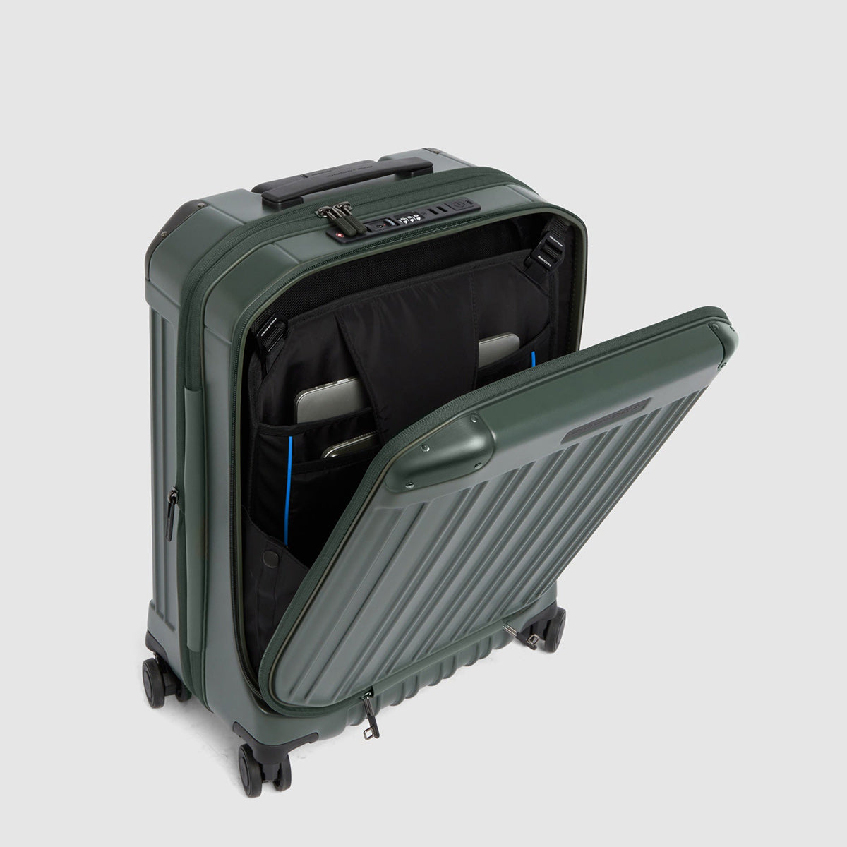 Valigia trolley da cabina con doppia apertura
