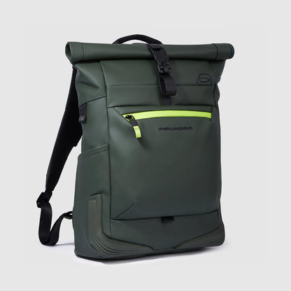 Zaino roll-top resistente all'acqua con porta pc 15,6"