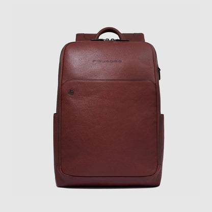 Zaino in pelle con porta pc 14" piccolo