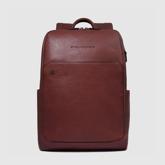 Zaino in pelle con porta pc 15.6" grande