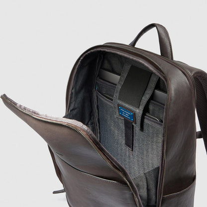 Zaino in pelle con porta pc 15.6" grande