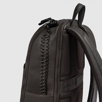 Zaino in pelle con porta pc 15.6" grande