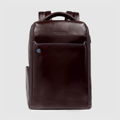 Zaino in pelle marrone con porta porta pc 14"