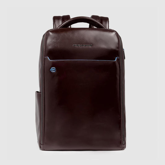 Zaino in pelle marrone con porta porta pc 14"