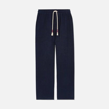 Pantalone garzato di puro cotone