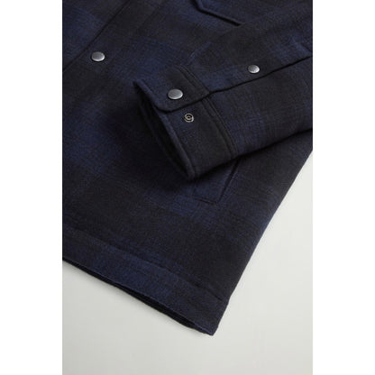 Giacca a camicia imbottita a quadri