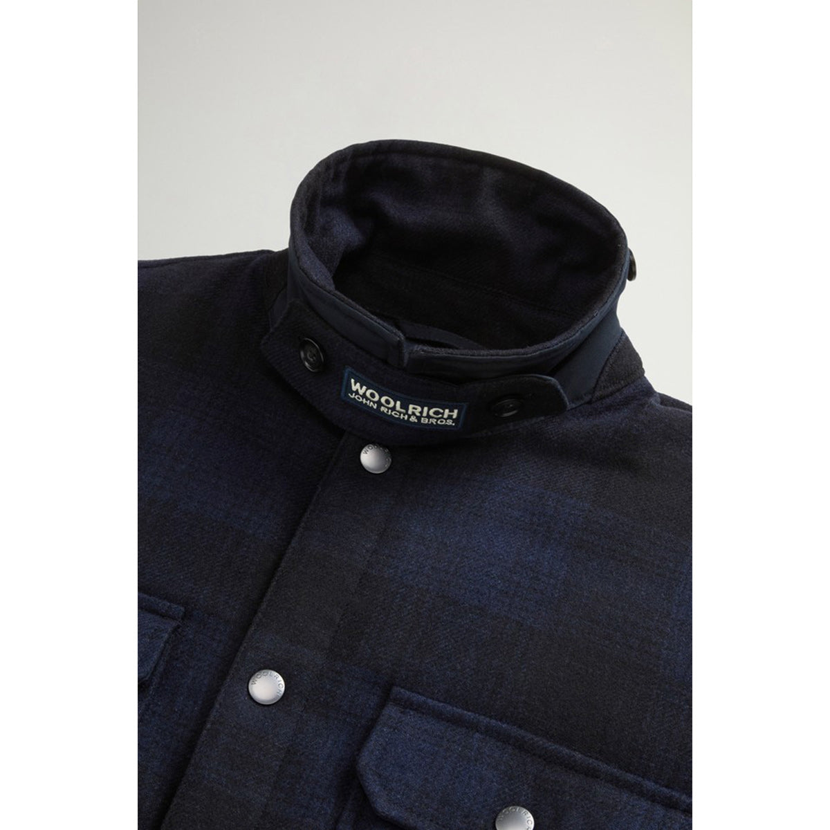 Giacca a camicia imbottita a quadri