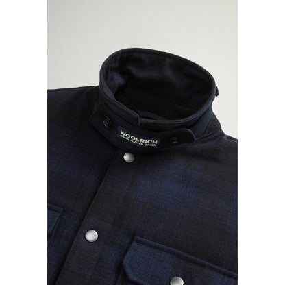 Giacca a camicia imbottita a quadri