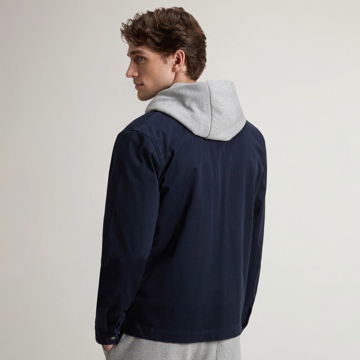 Giacca camicia in cotone