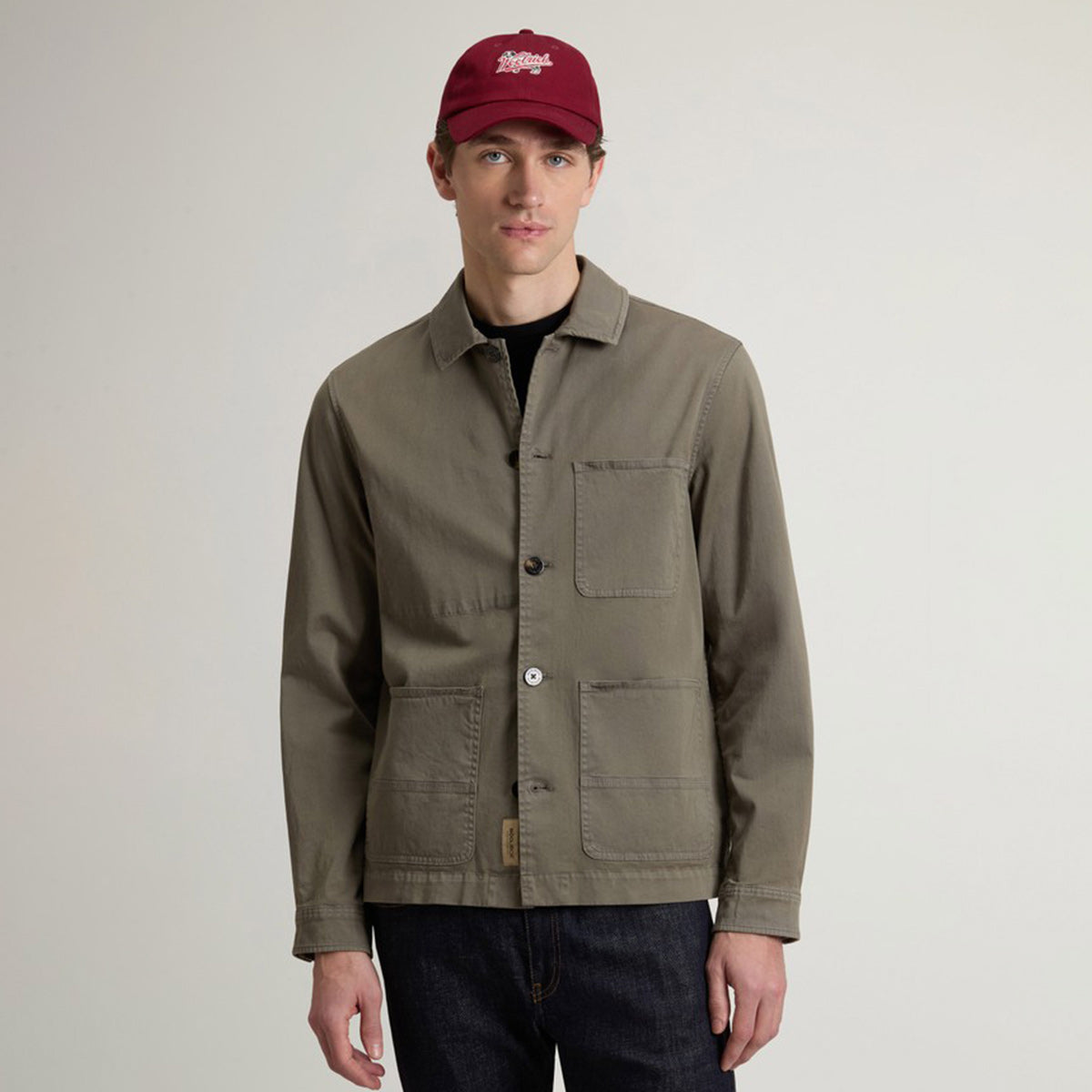 Giacca camicia in cotone