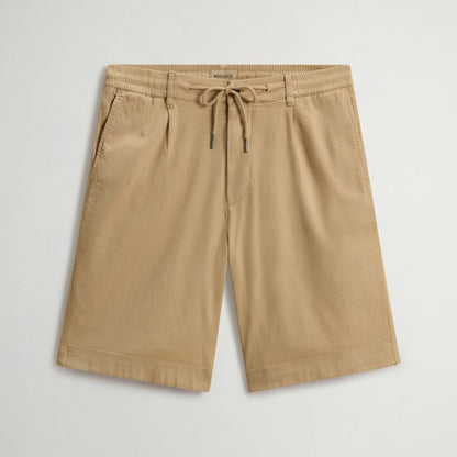Bermuda in misto cotone e lino