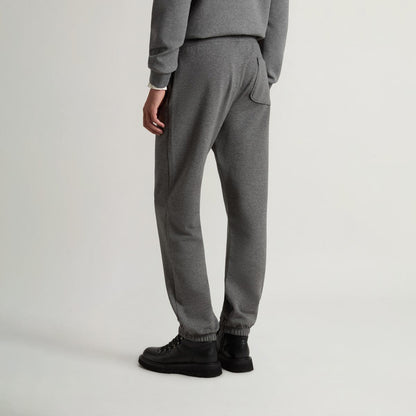 Pantaloni in misto cotone interlock