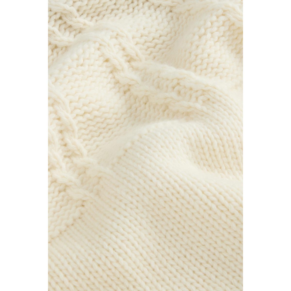 Maglione a collo alto in misto lana
