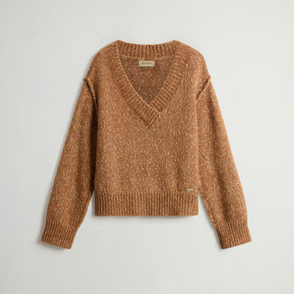 Maglione in misto alpaca e cotone