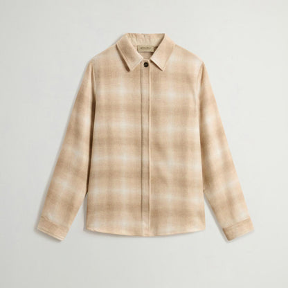 Camicia in misto lana