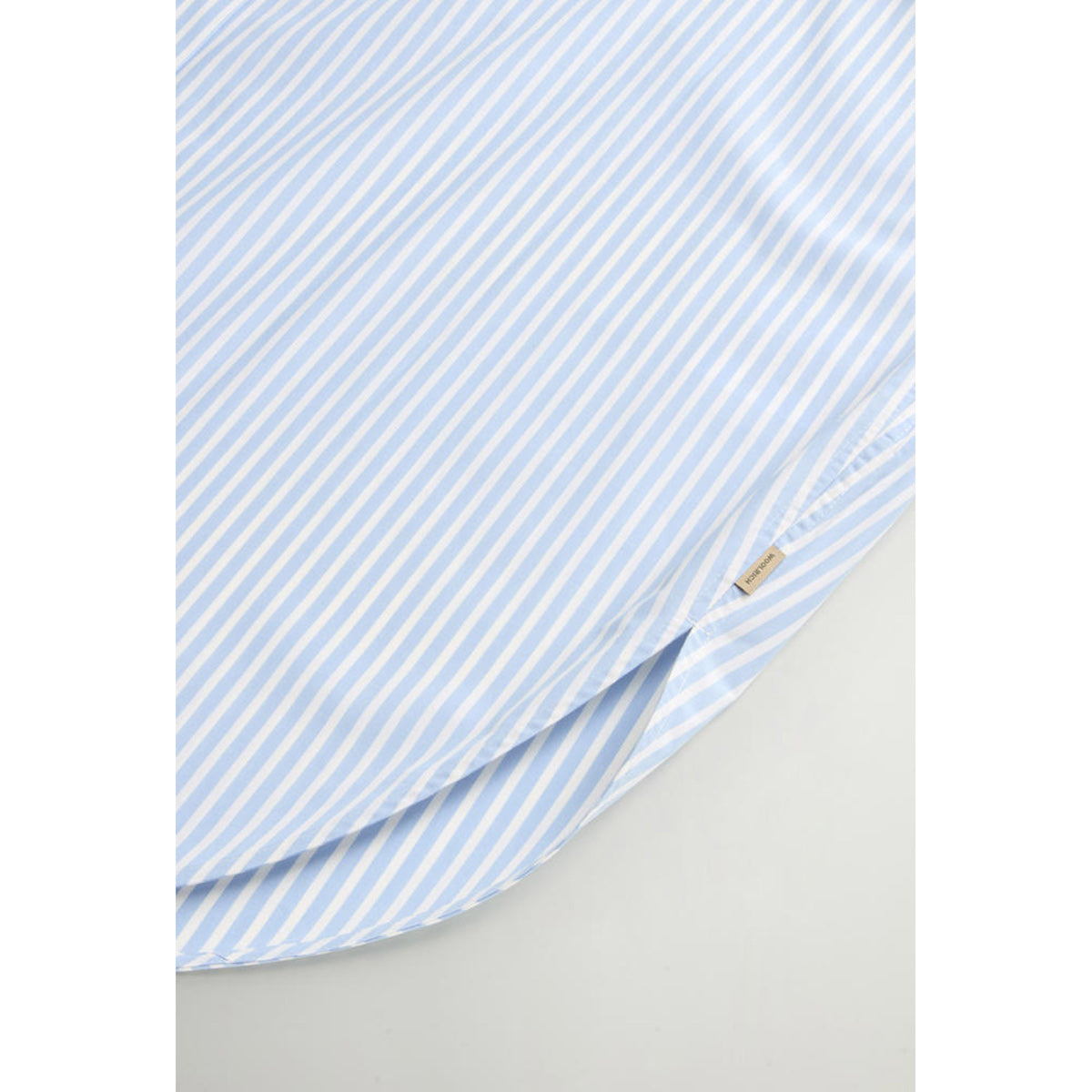 Blusa in popeline di cotone a righe