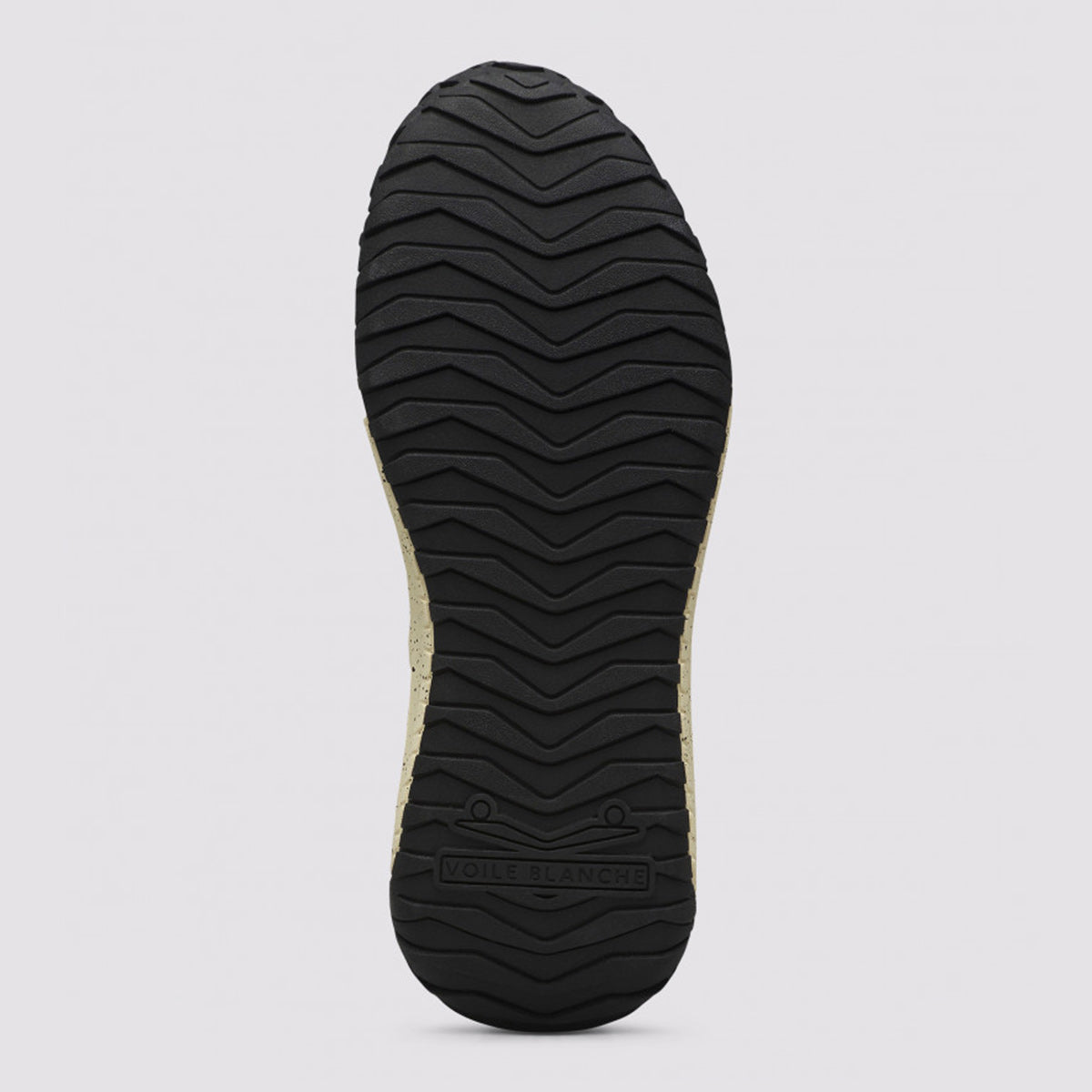 Sneaker in pelle e tessuto