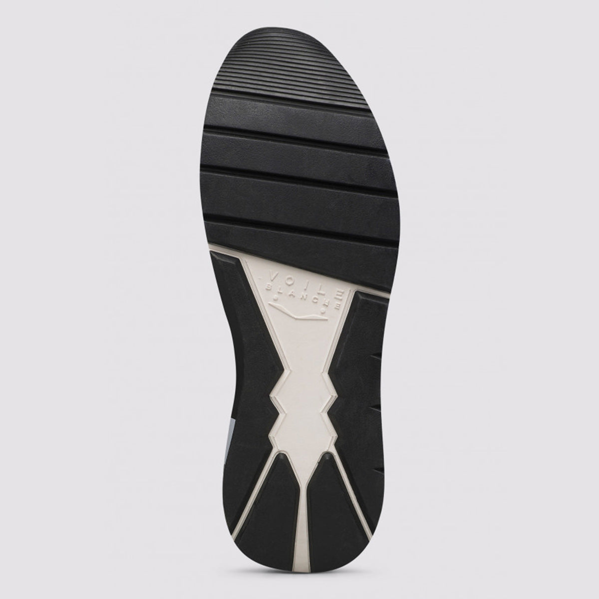 Sneaker in pelle e tessuto
