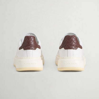 Sneaker in pelle bianche