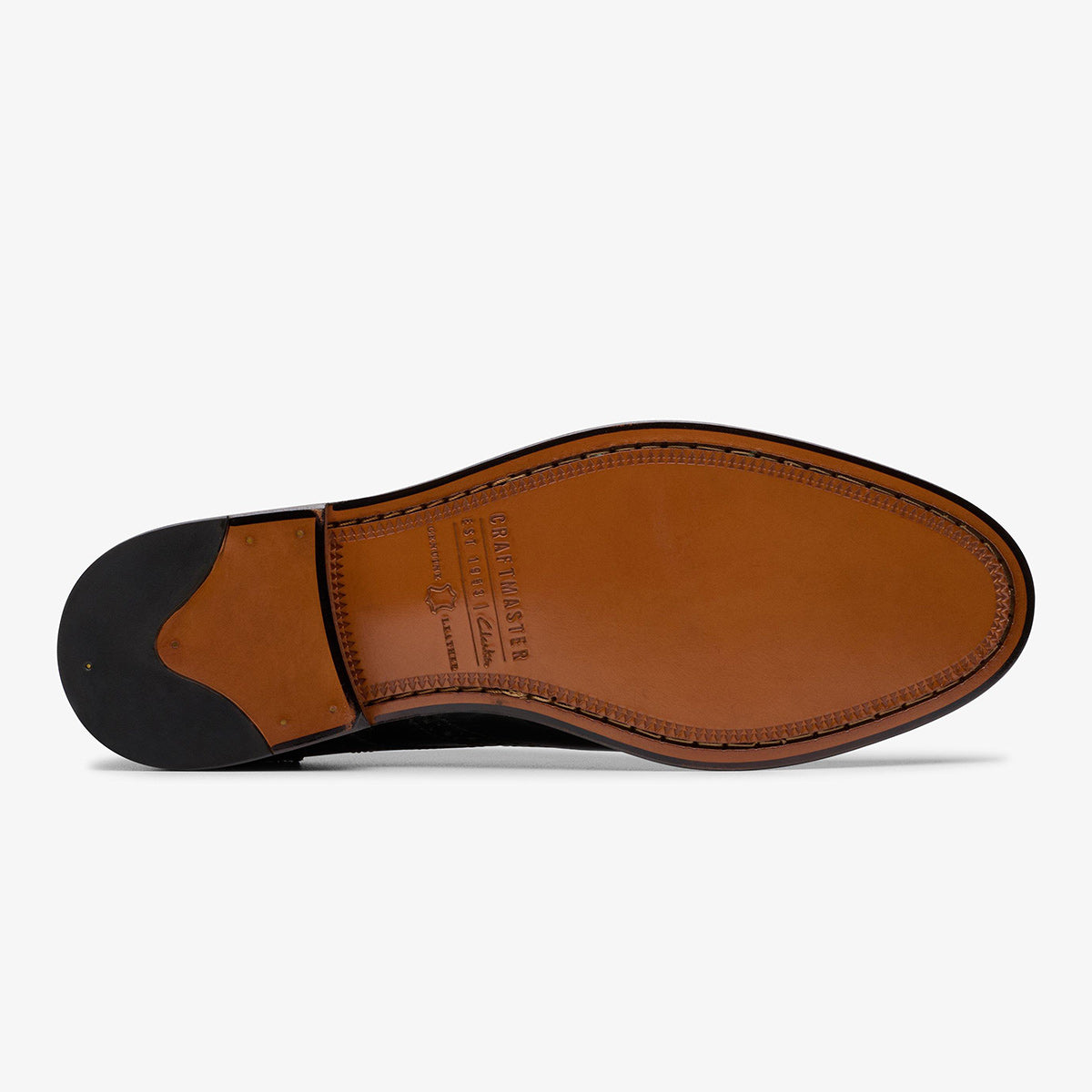 Scarpa in pelle con coda di rondine