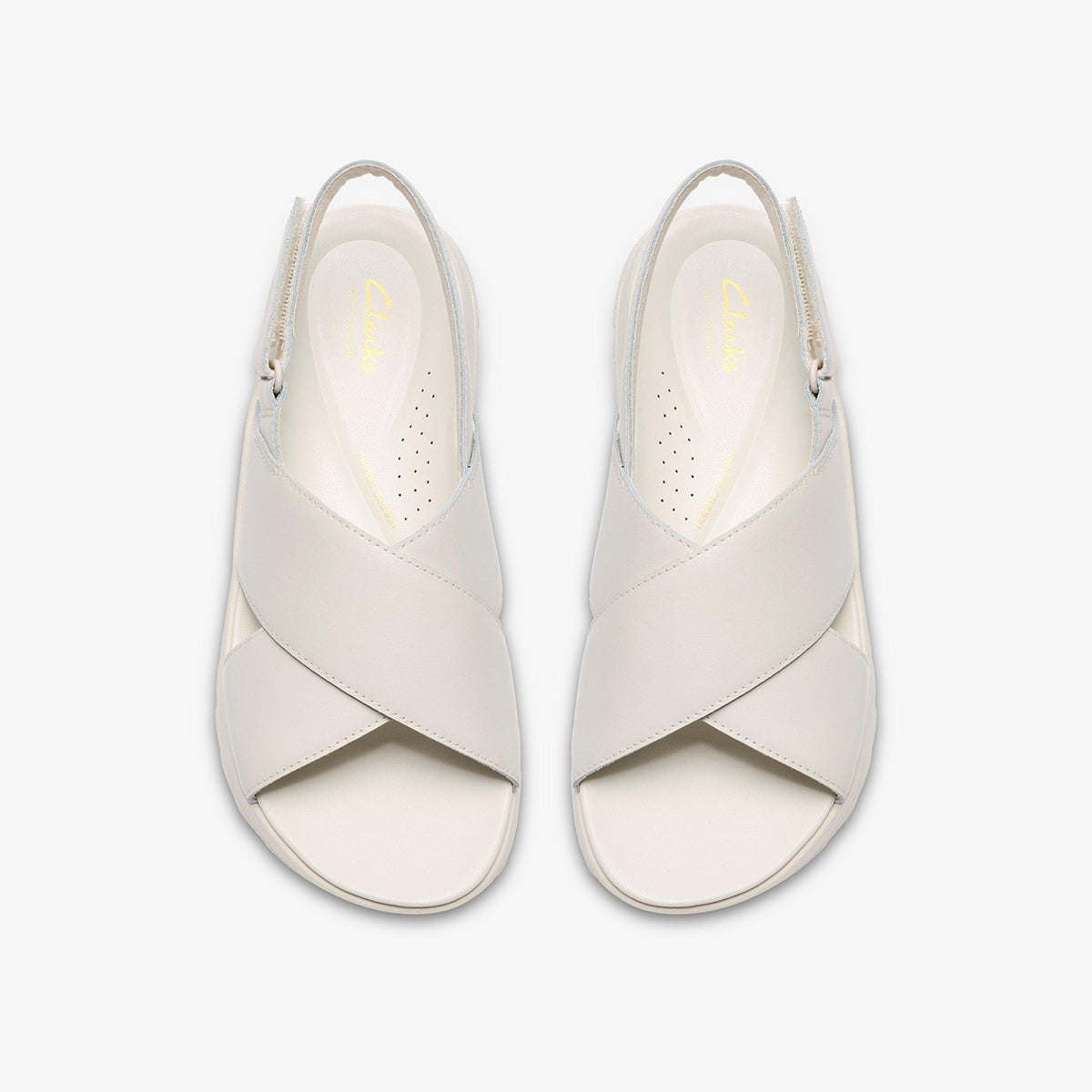 Sandalo in pelle bianca