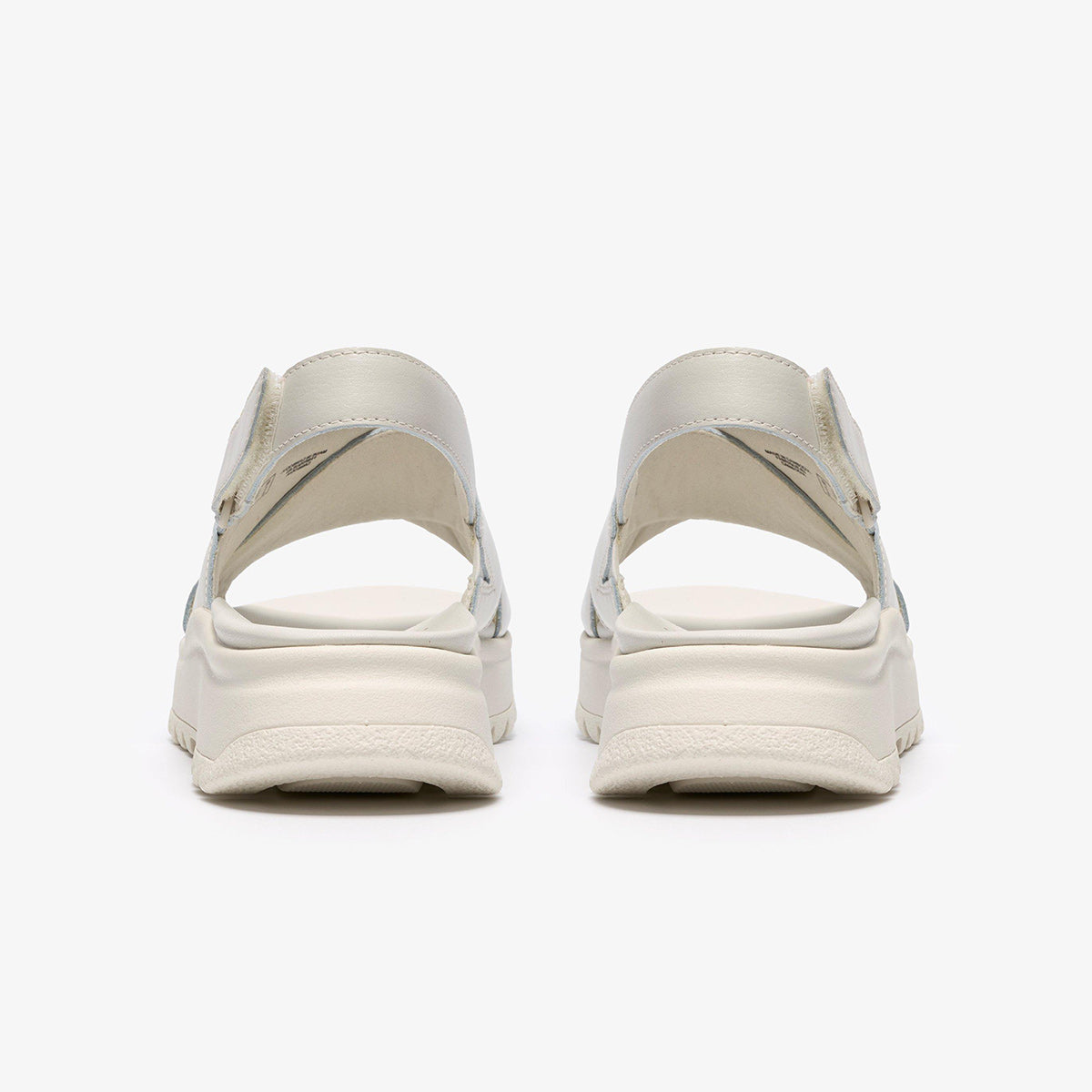 Sandalo in pelle bianca