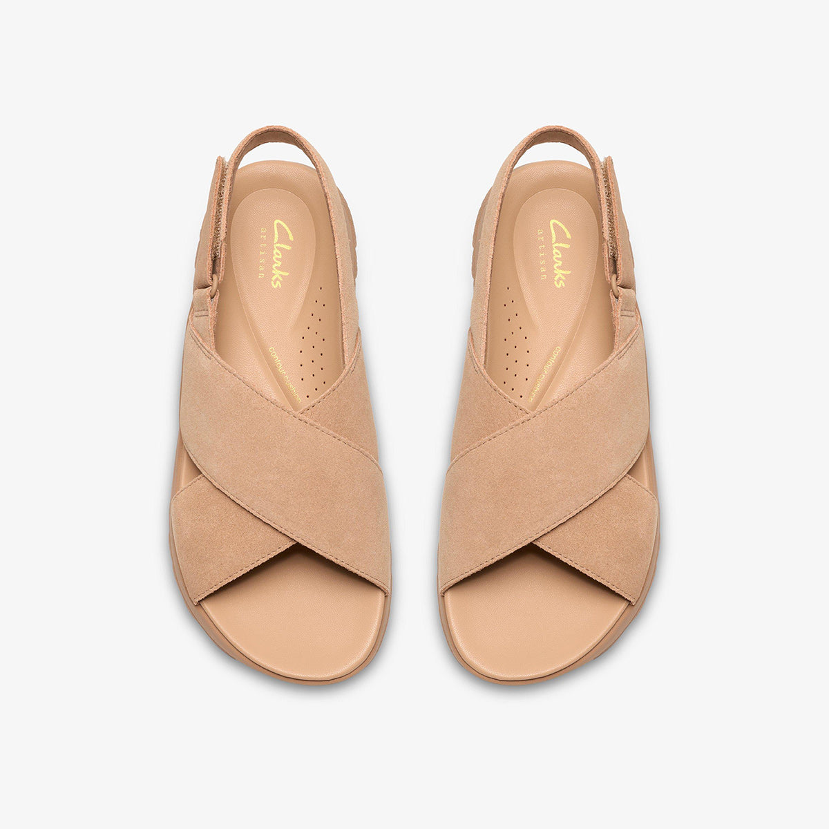 Sandalo in pelle camoscio