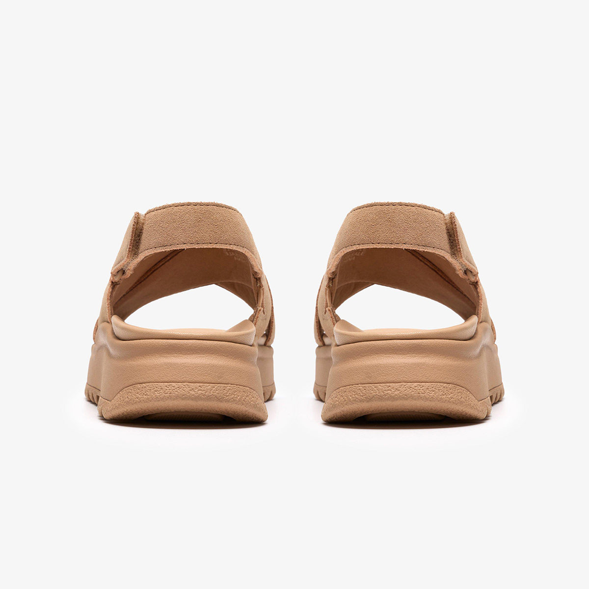 Sandalo in pelle camoscio