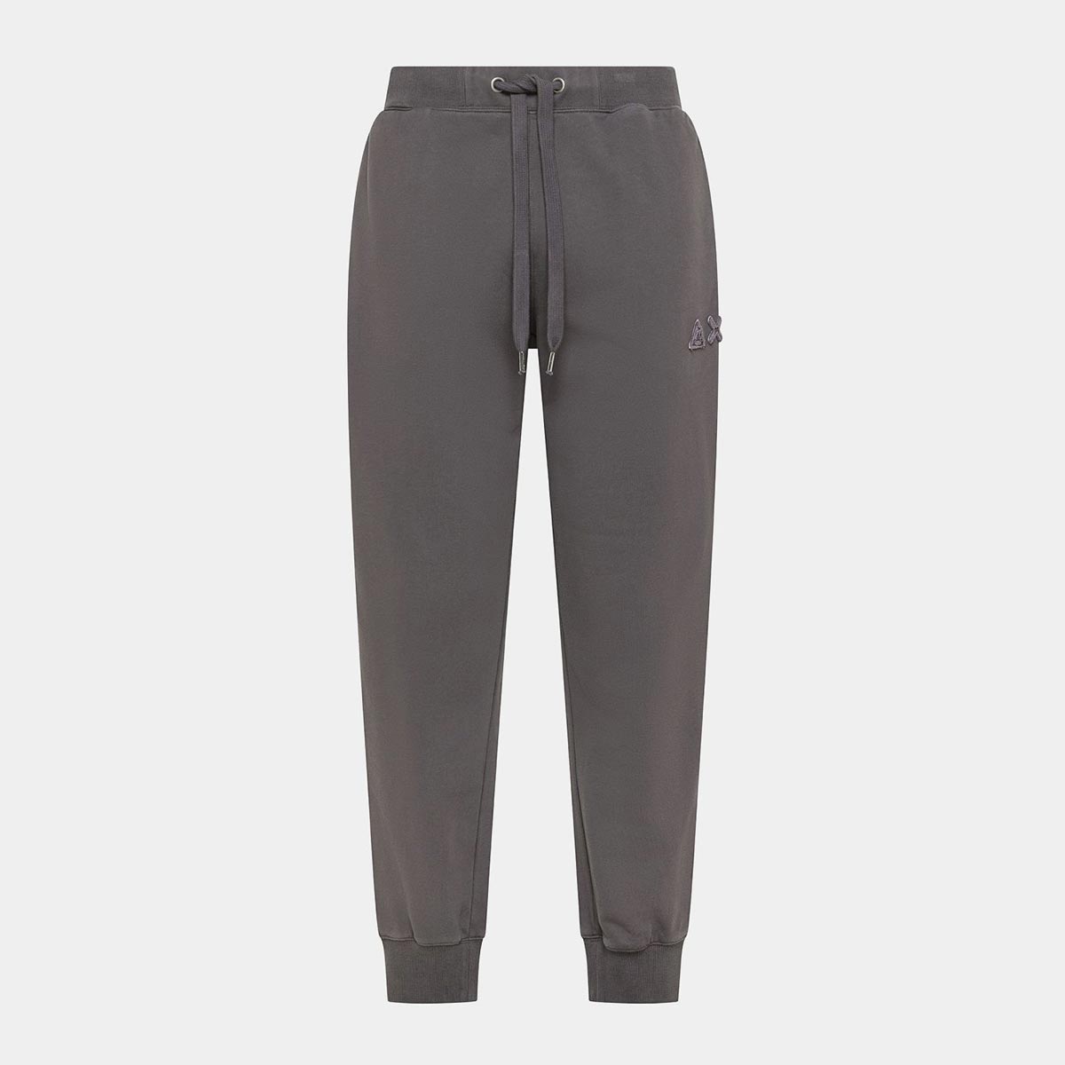 Pantaloni in felpa di cotone effetto vintage