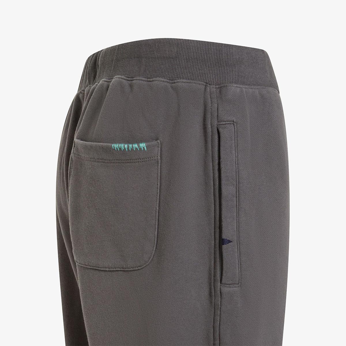 Pantaloni in felpa di cotone effetto vintage