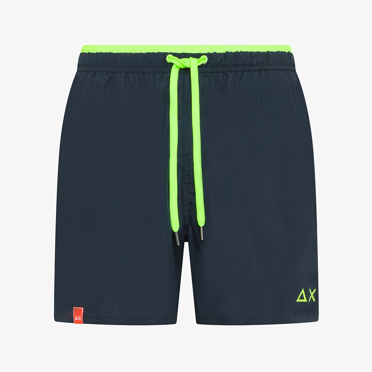 Boxer mare blu con banda fluo