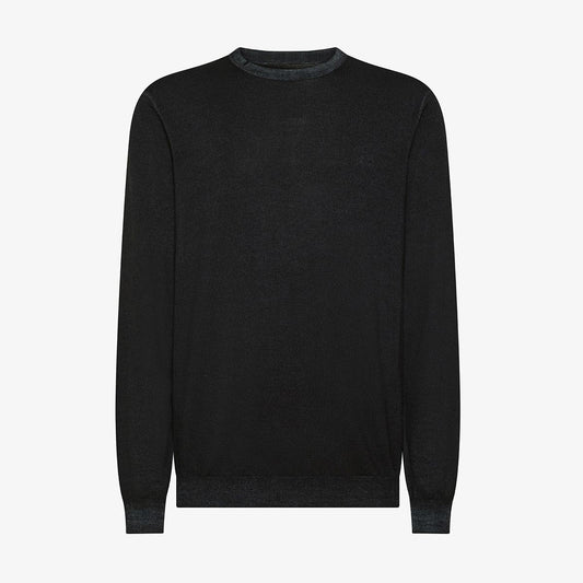Maglia girocollo in lana merino