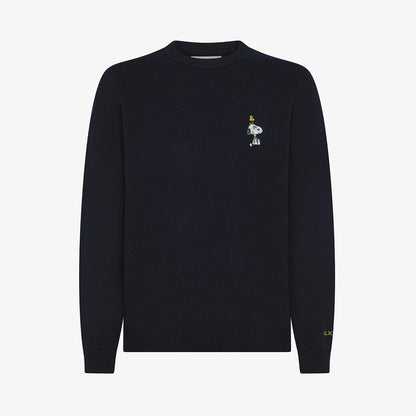 Maglione Snoopy in lana e cashmere