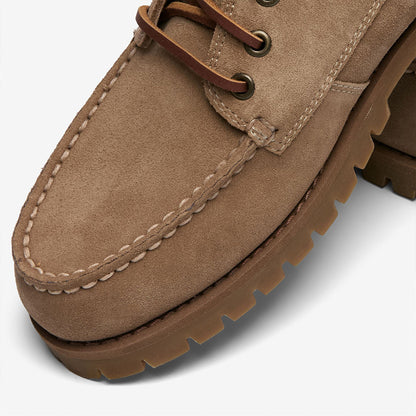 Anfibio in camoscio beige