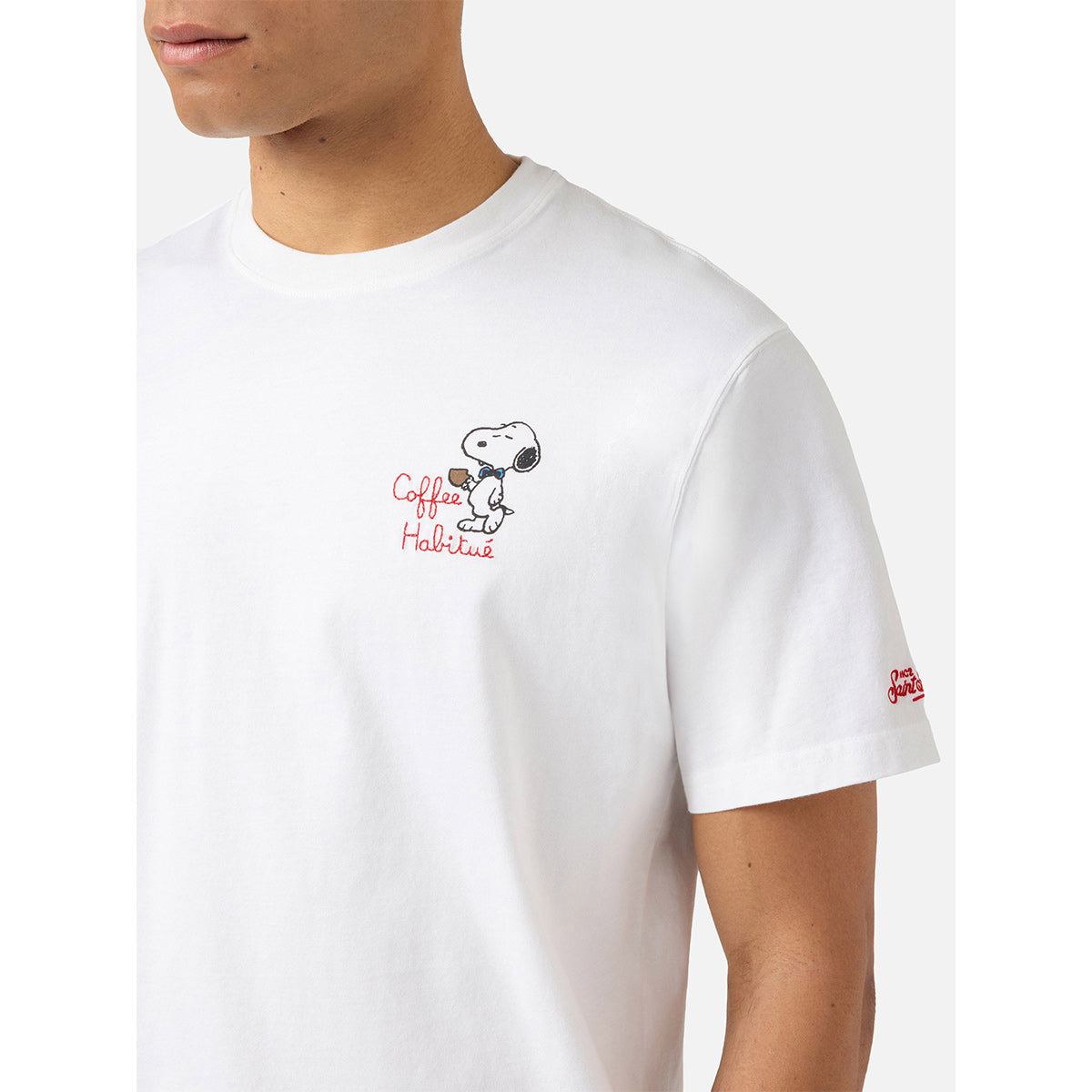 T-shirt Snoopy con ricamo