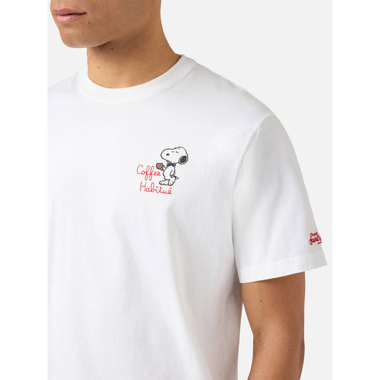 T-shirt Snoopy con ricamo