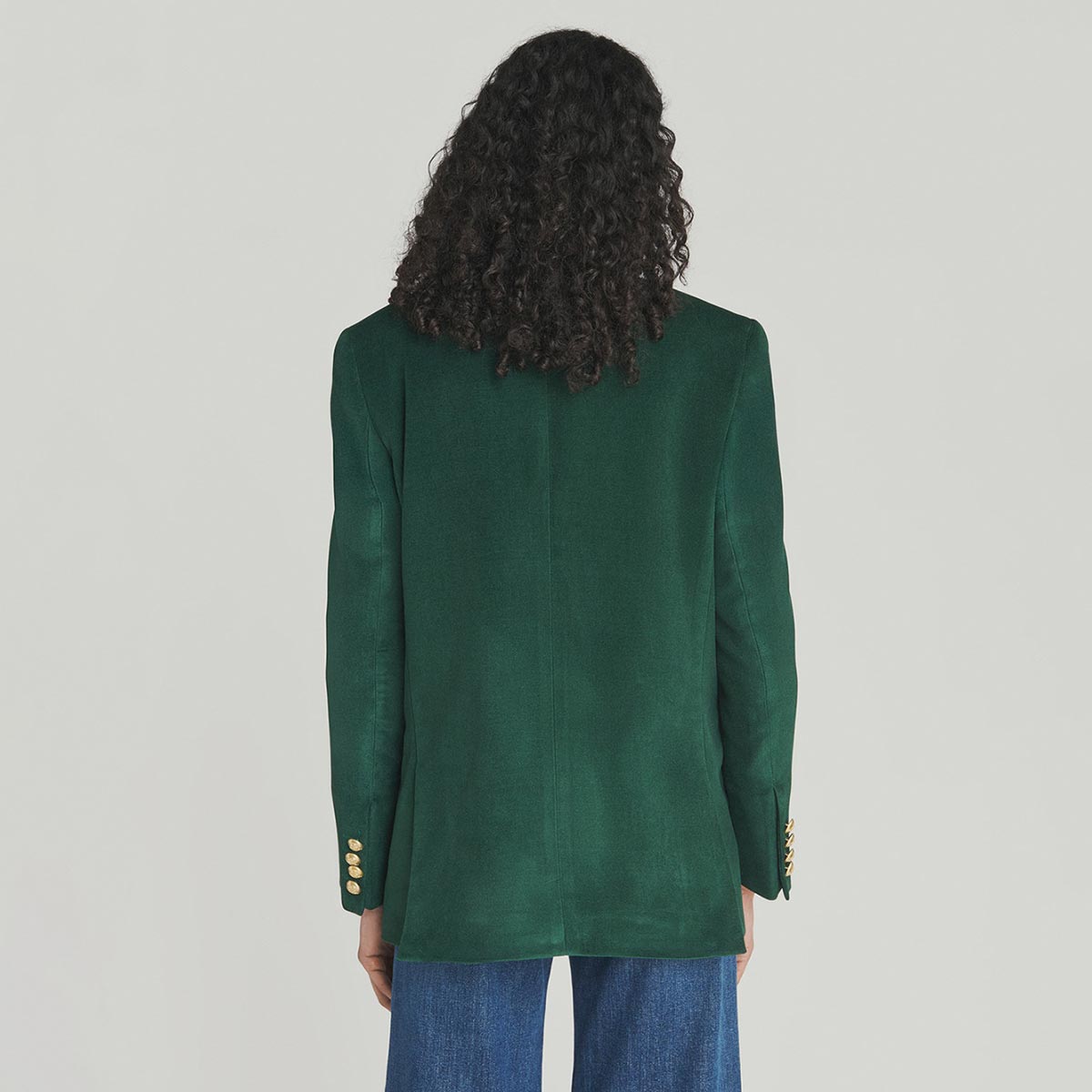 Blazer doppio petto in velluto