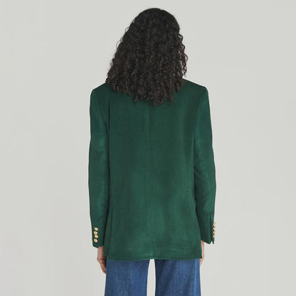 Blazer doppio petto in velluto